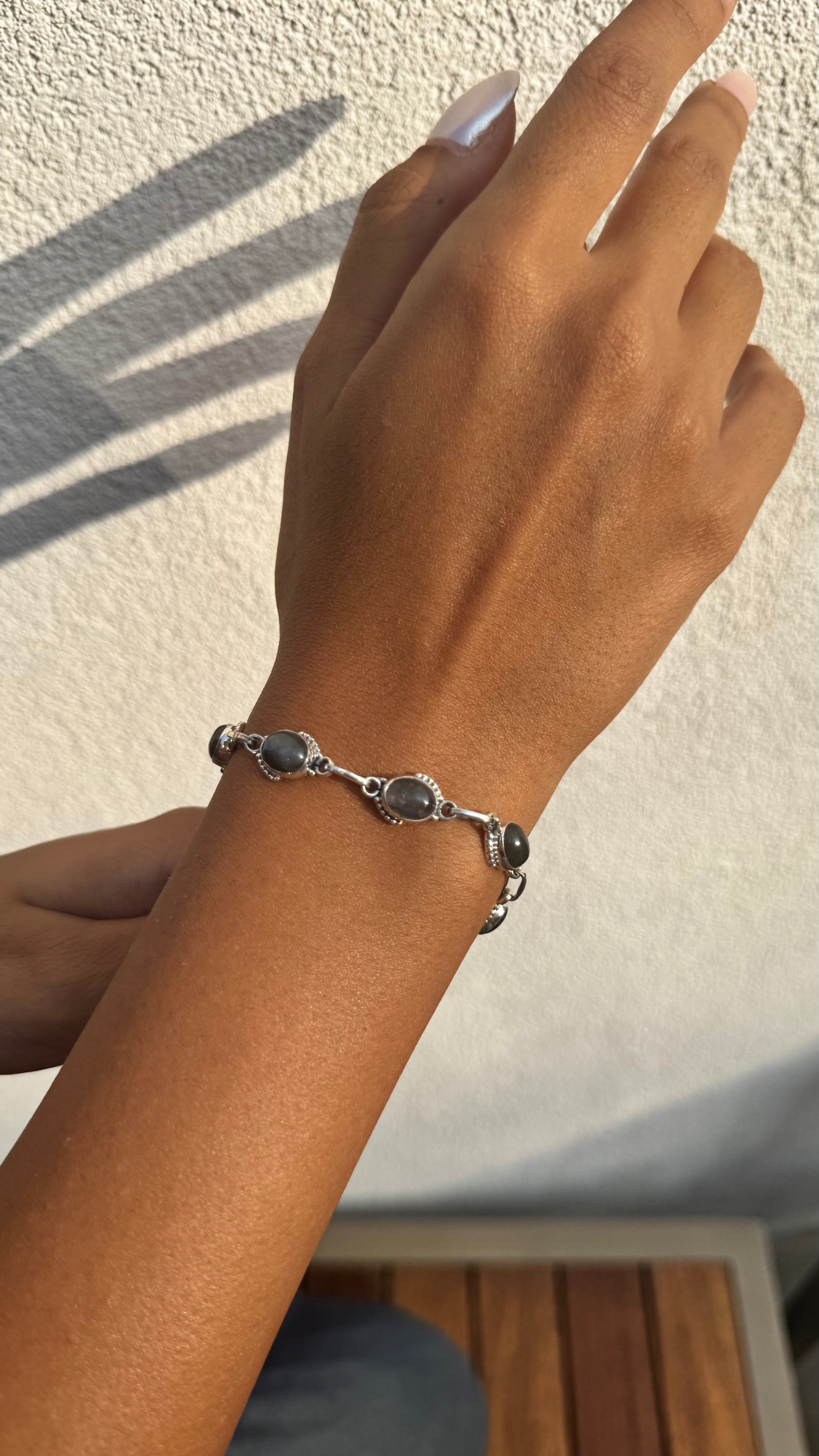 Natural Labradorite Bracelet
