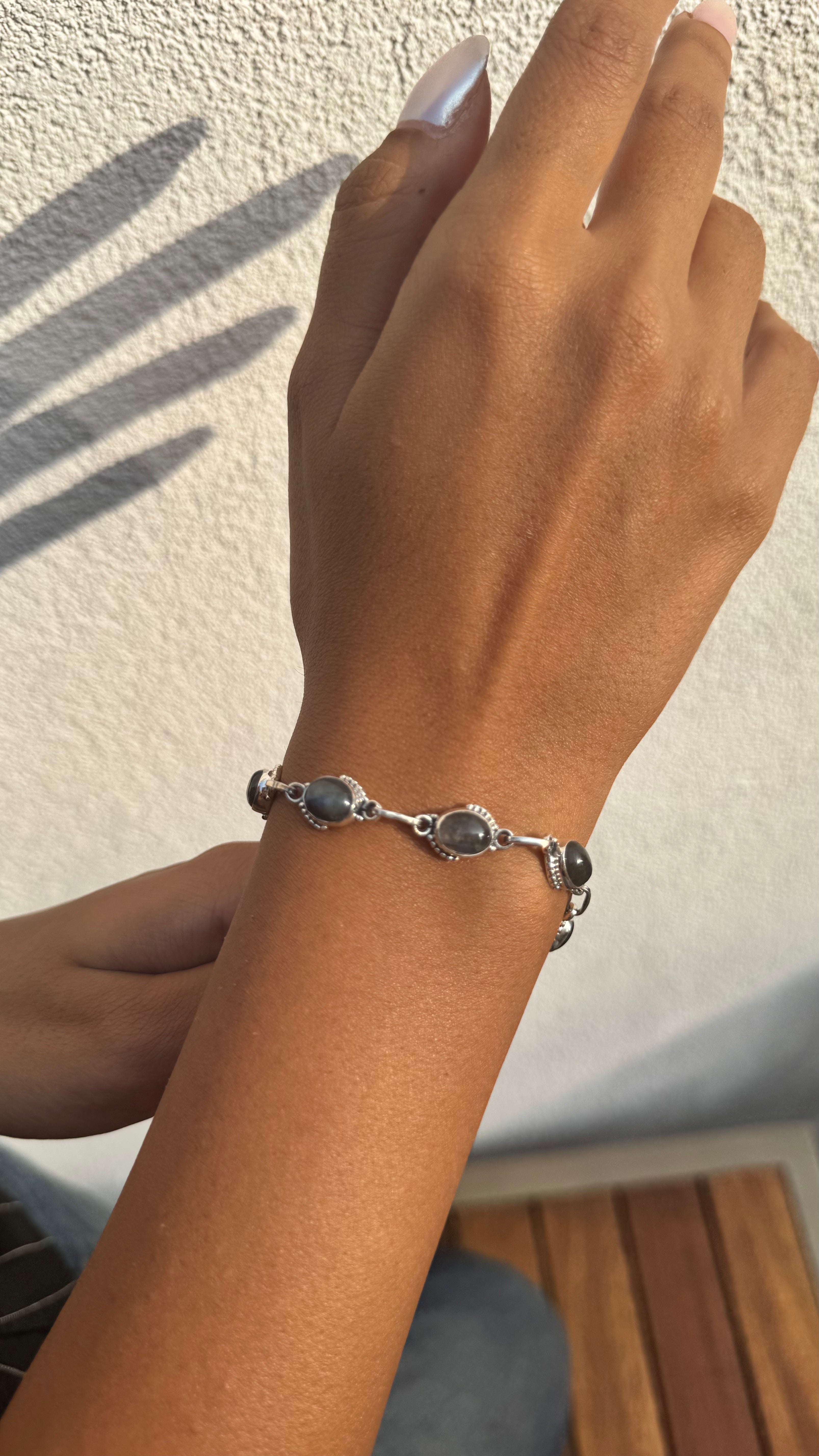 Natural Labradorite Bracelet