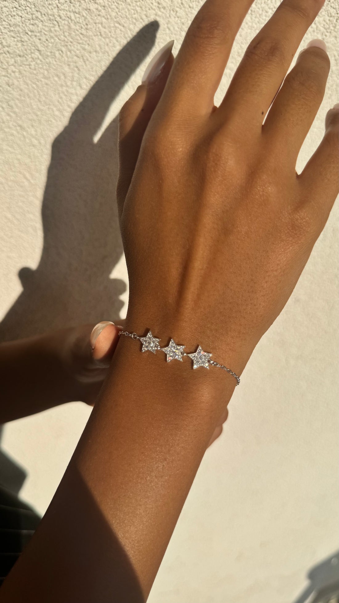 Triple Star Bracelet, Silver 925