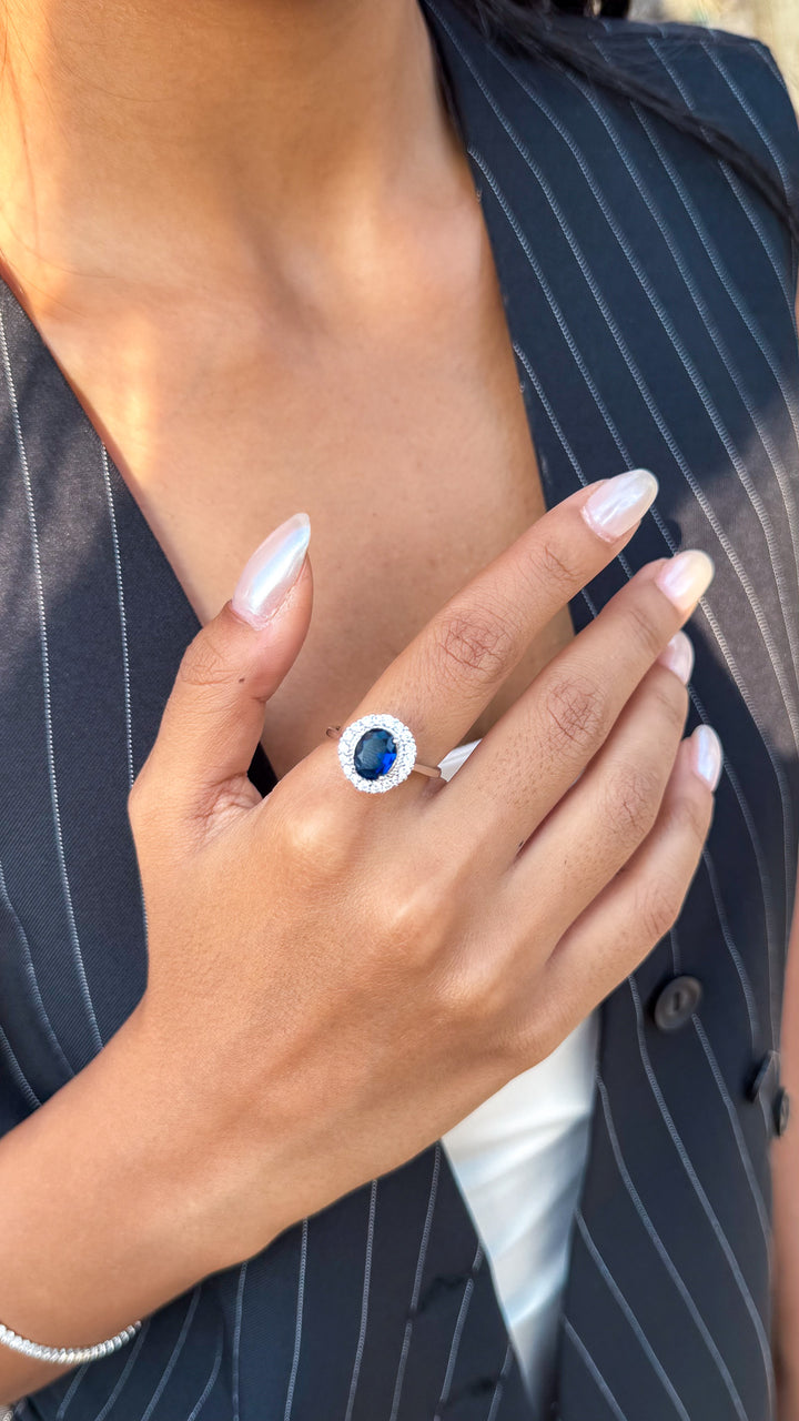 Blue Glow Ring