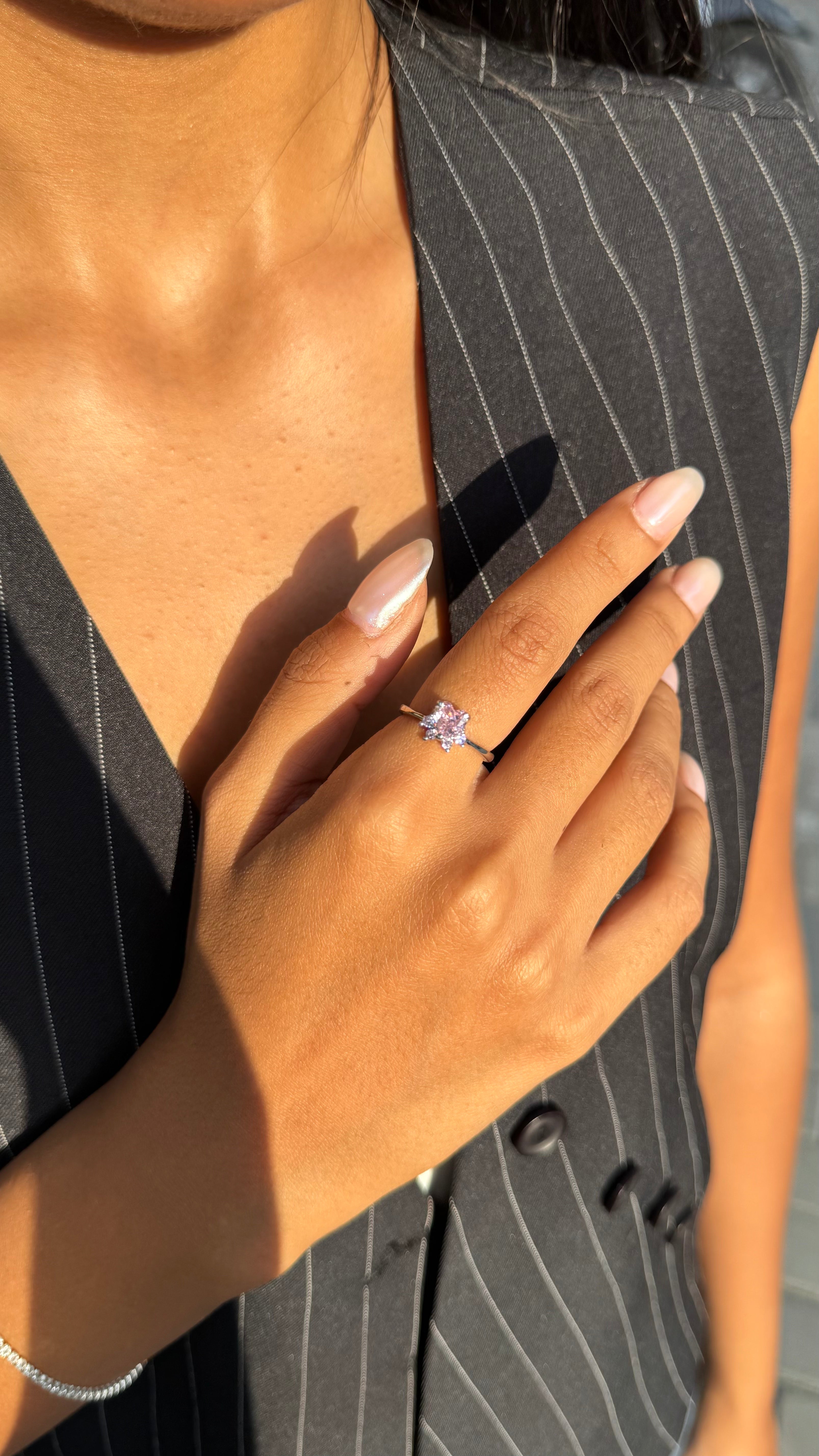 Pink Heart Ring