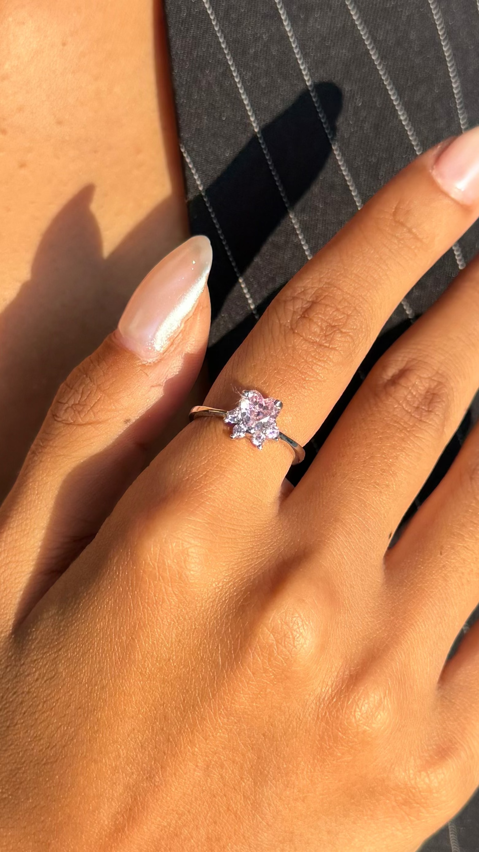 Pink Heart Ring