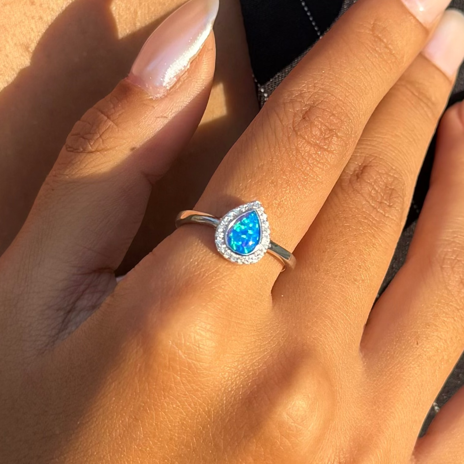 Blue Tear Ring