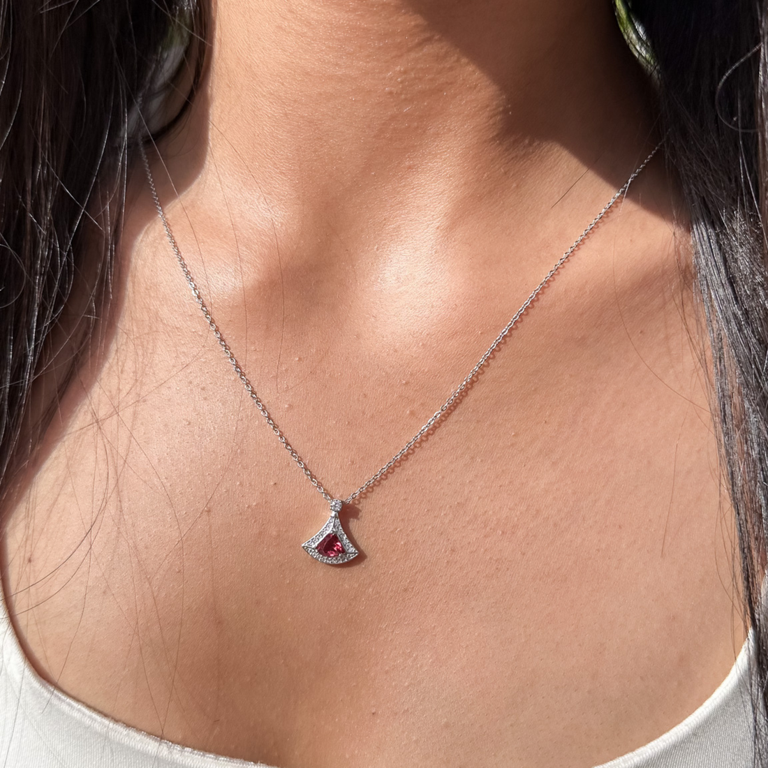 Ruby Glow Pendant