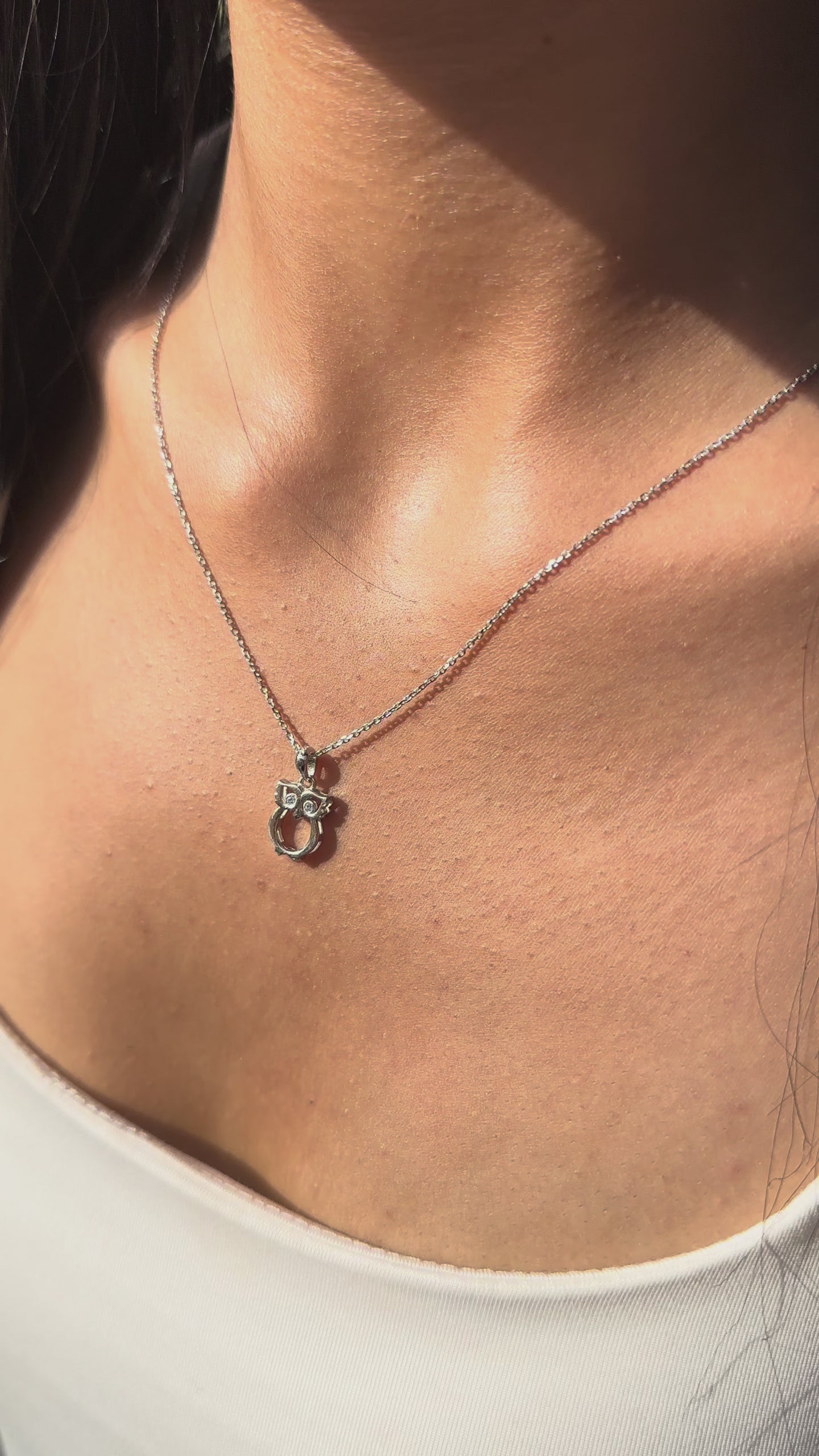 Elegant Owl Necklace